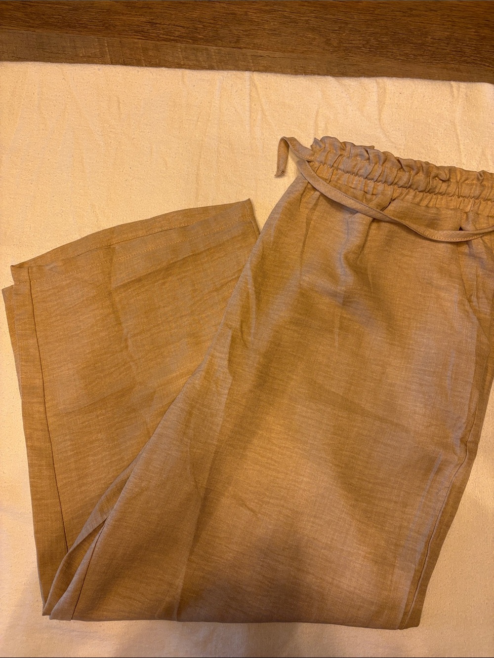Women’s Elastic-Waist Linen Look Pant